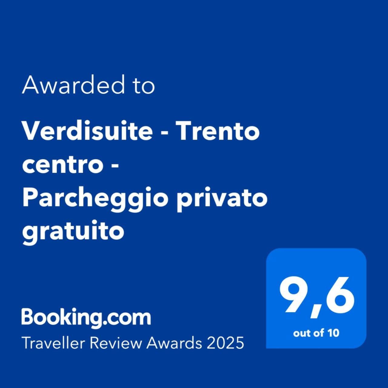 Verdisuite - Trento Centro - Parcheggio Privato Gratuito Bagian luar foto